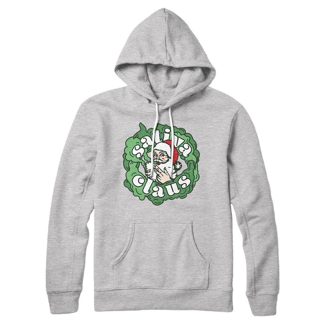 Sativa Claus Hoodie | Funny Shirt from Famous In Real Life