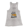 A Slice Of Heaven Women's Flowey Racerback Tank Top Athletic Heather | Funny Shirt from Famous In Real Life