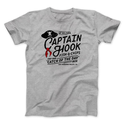 Captain Hook Fish And Chips Funny Movie Men/Unisex T-Shirt Athletic Heather | Funny Shirt from Famous In Real Life