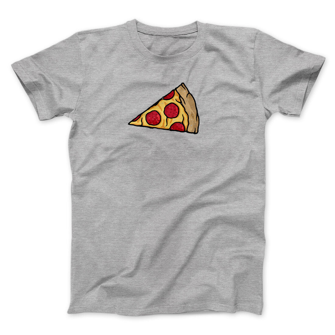 Pizza Slice Couple's Shirt Men/Unisex T-Shirt | Funny Shirt from Famous In Real Life
