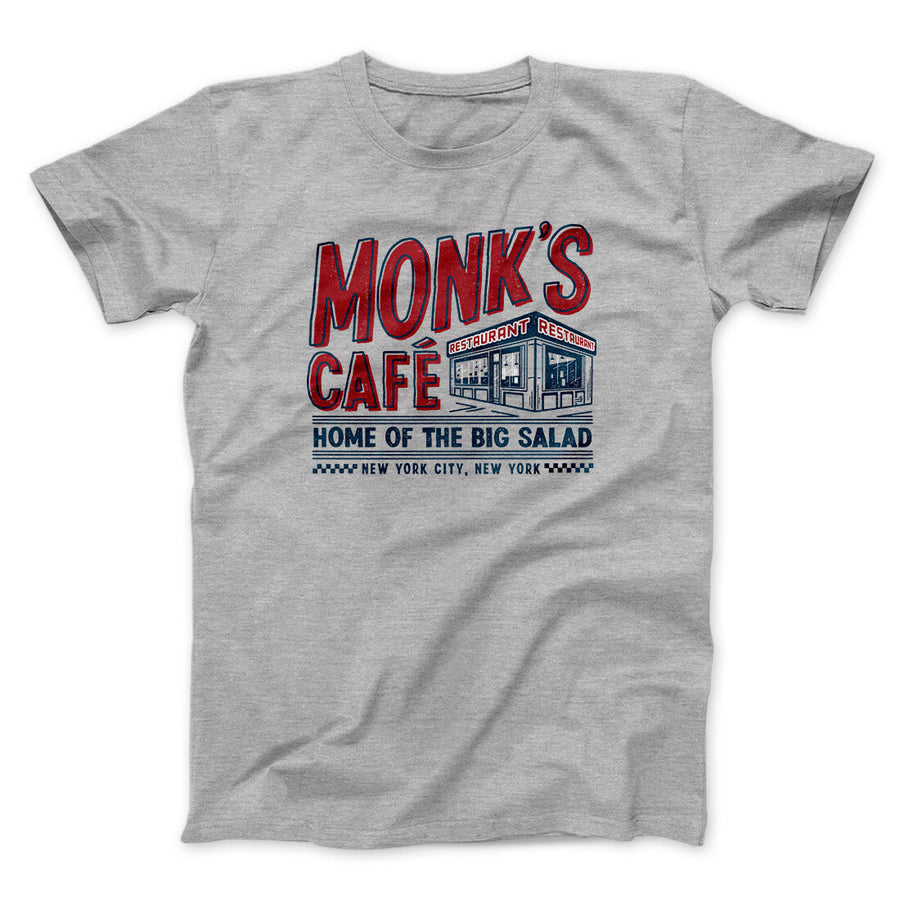 Monk's Cafe Men/Unisex T-Shirt | Funny Shirt from Famous In Real Life