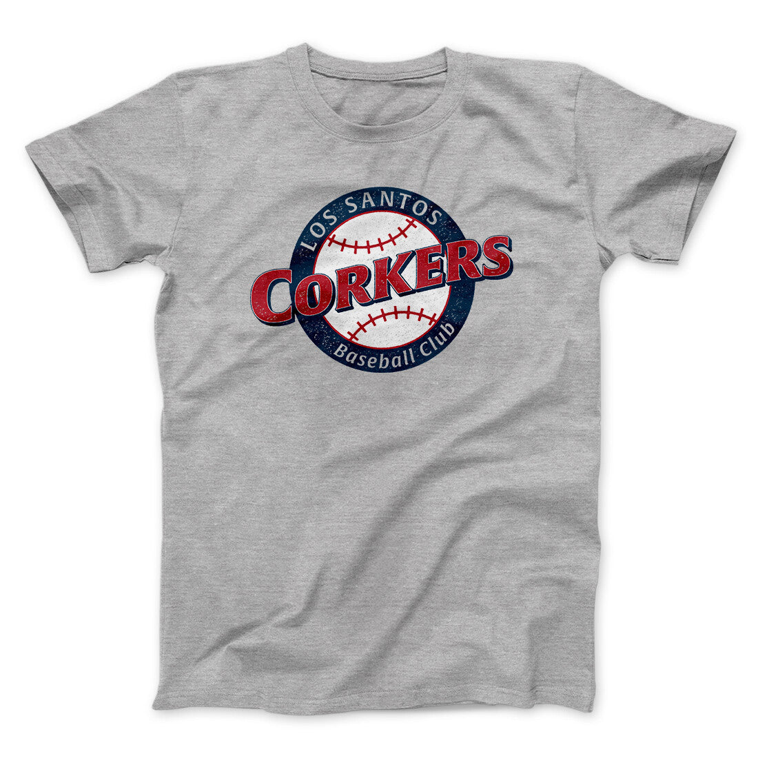 Los Santos Corkers Men/Unisex T-Shirt Athletic Heather | Funny Shirt from Famous In Real Life