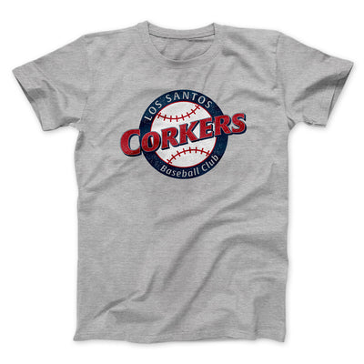 Los Santos Corkers Men/Unisex T-Shirt Athletic Heather | Funny Shirt from Famous In Real Life