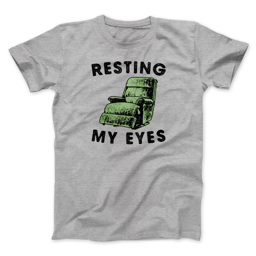 Resting My Eyes Funny Men/Unisex T-Shirt Deep Heather / 2XL