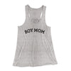 Boy Mom Women's Flowey Racerback Tank Top Athletic Heather | Funny Shirt from Famous In Real Life