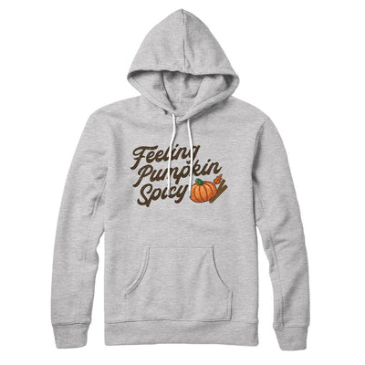 Feeling Pumpkin Spicy Hoodie Athletic Heather | Funny Shirt from Famous In Real Life