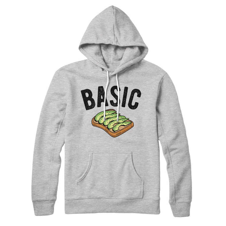 Basic - Avocado Toast Hoodie Athletic Heather | Funny Shirt from Famous In Real Life