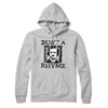 Bust A Rhyme Hoodie Athletic Heather | Funny Shirt from Famous In Real Life