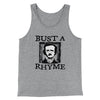 Bust A Rhyme Men/Unisex Tank Top Athletic Heather | Funny Shirt from Famous In Real Life