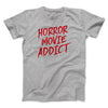 Horror Movie Addict Funny Movie Men/Unisex T-Shirt Athletic Heather | Funny Shirt from Famous In Real Life
