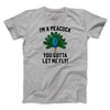 I'm A Peacock You Gotta Let Me Fly Funny Movie Men/Unisex T-Shirt Athletic Heather | Funny Shirt from Famous In Real Life