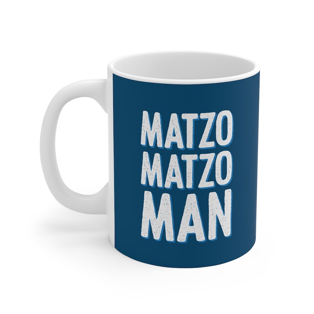 Matzo Matzo Man Coffee Mug | Funny Shirt from Famous In Real Life