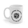 Demons To Some Angels To Others Coffee Mug 11oz | Funny Shirt from Famous In Real Life