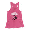 More Cowbell Women's Flowey Racerback Tank Top Berry | Funny Shirt from Famous In Real Life