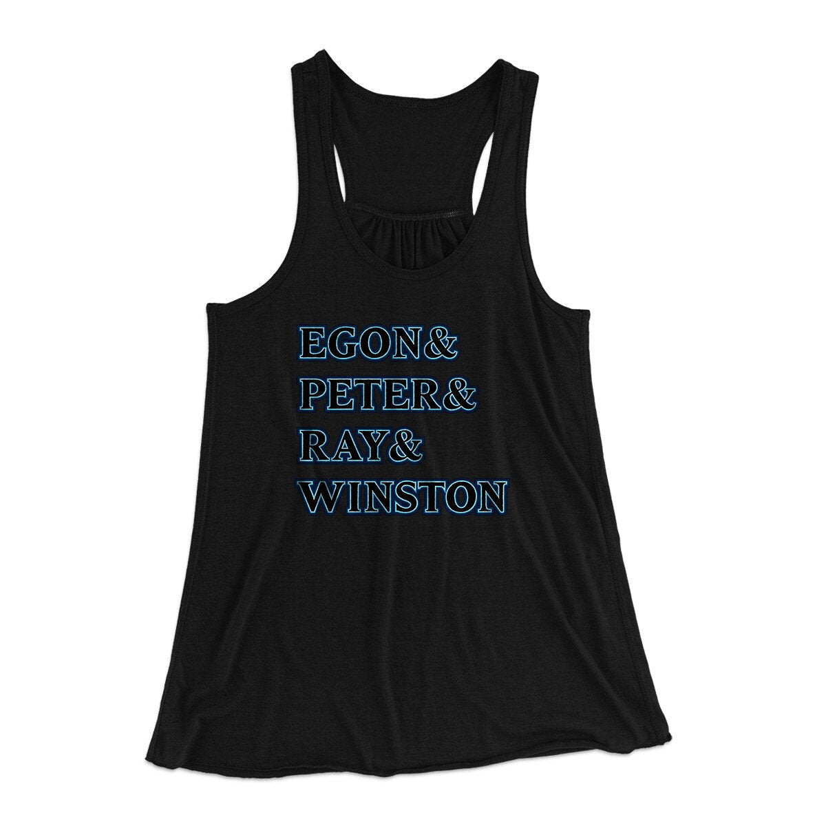 Ghost Names Women's Flowey Racerback Tank Top | Funny Shirt from Famous In Real Life