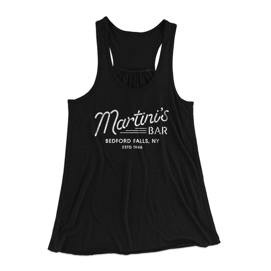 Martinis Bar Women's Flowey Racerback Tank Top | Funny Shirt from Famous In Real Life