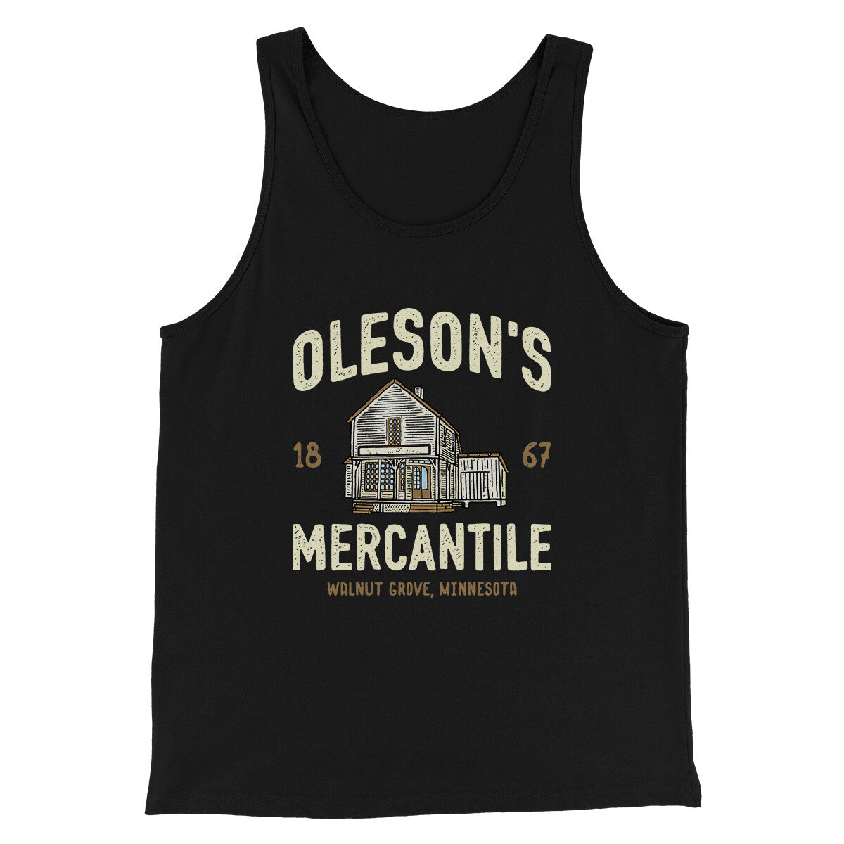 Oleson's Mercantile Funny Movie Men/Unisex Tank Top | Funny Shirt from Famous In Real Life