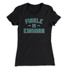 Finkle Is Einhorn Women's T-Shirt Black | Funny Shirt from Famous In Real Life