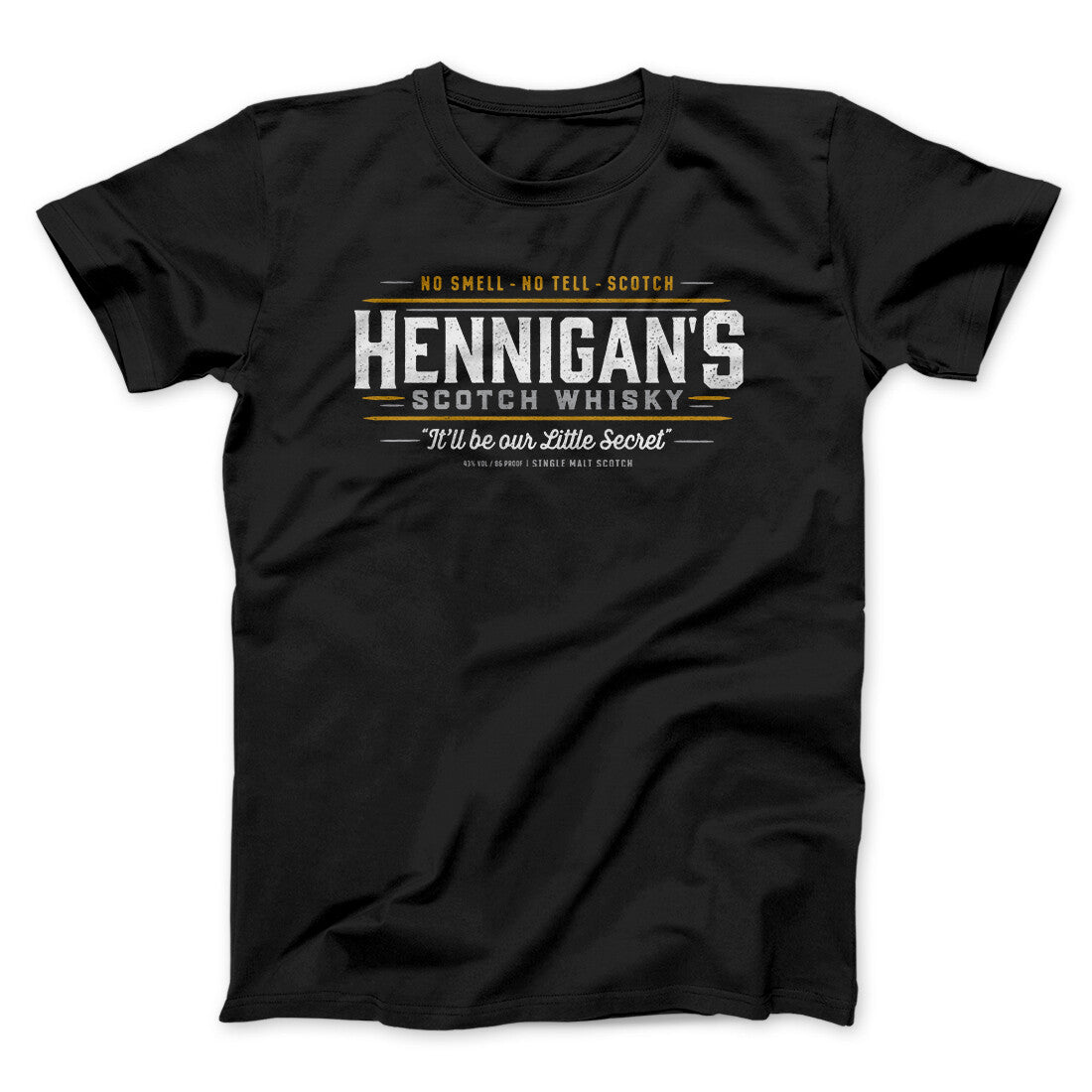 Hennigan's Scotch Whisky Men/Unisex T-Shirt | Funny Shirt from Famous In Real Life