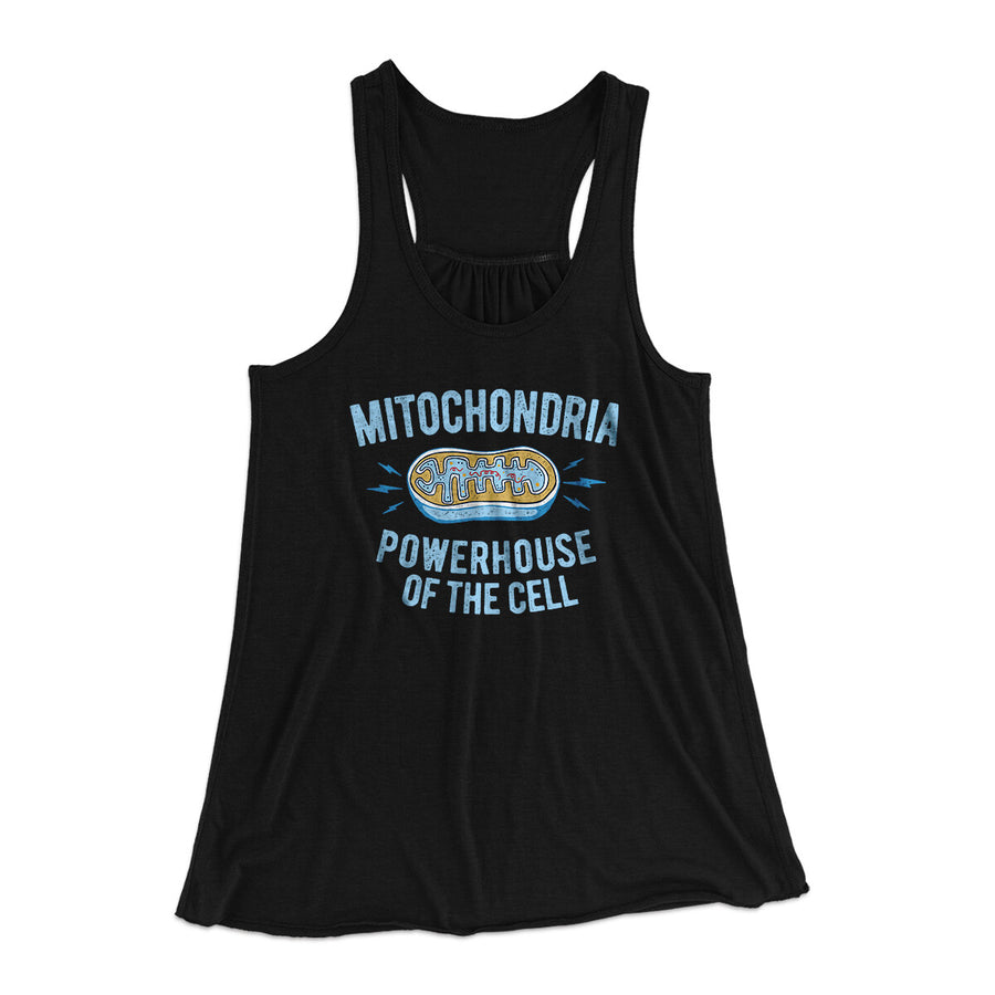 Mitochondria Powerhouse Of The Cell Women's Flowey Racerback Tank Top | Funny Shirt from Famous In Real Life