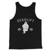 Deadlift - Ghost Men/Unisex Tank Top Black | Funny Shirt from Famous In Real Life