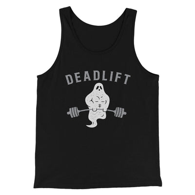 Deadlift - Ghost Men/Unisex Tank Top Black | Funny Shirt from Famous In Real Life