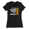 It's The Leaning Tower Of Cheeza Women's T-Shirt Black | Funny Shirt from Famous In Real Life