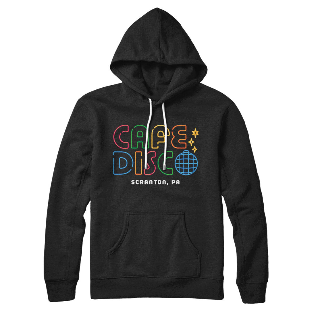 Cafe Disco Hoodie | Funny Shirt from Famous In Real Life