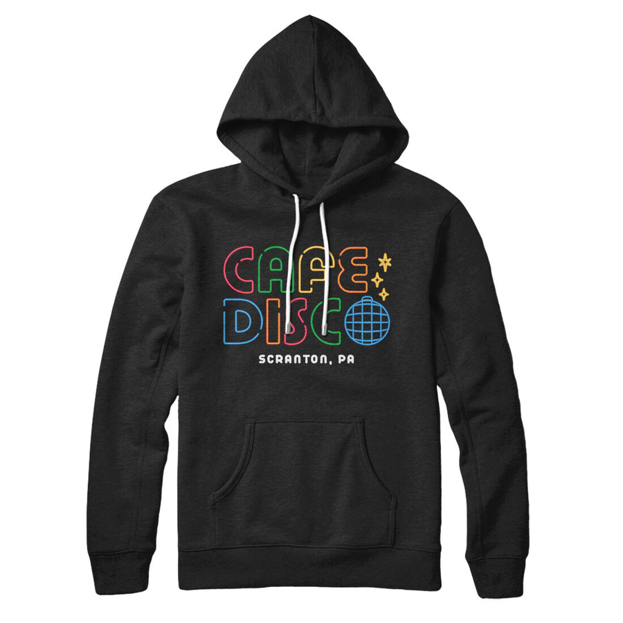 Cafe Disco Hoodie | Funny Shirt from Famous In Real Life