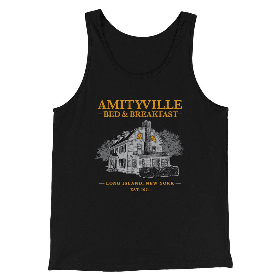 Amityville Bed And Breakfast Funny Movie Men/Unisex Tank Top | Funny Shirt from Famous In Real Life
