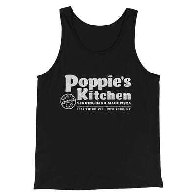 Poppies Kitchen Men/Unisex Tank Top Black | Funny Shirt from Famous In Real Life