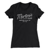 Martinis Bar Women's T-Shirt Black | Funny Shirt from Famous In Real Life