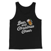 Beer And Christmas Cheer Men/Unisex Tank Top Black | Funny Shirt from Famous In Real Life