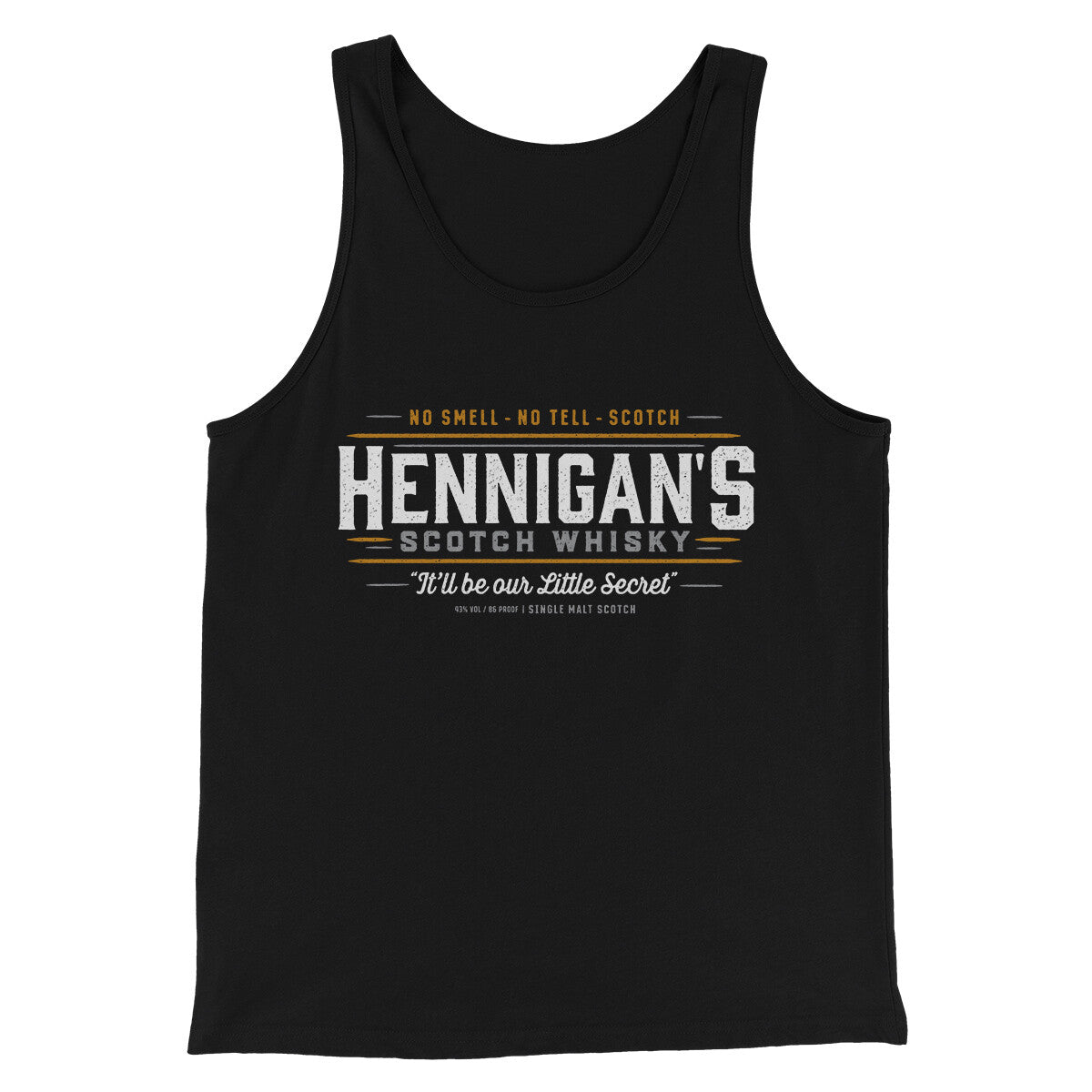 Hennigan's Scotch Whisky Men/Unisex Tank Top | Funny Shirt from Famous In Real Life