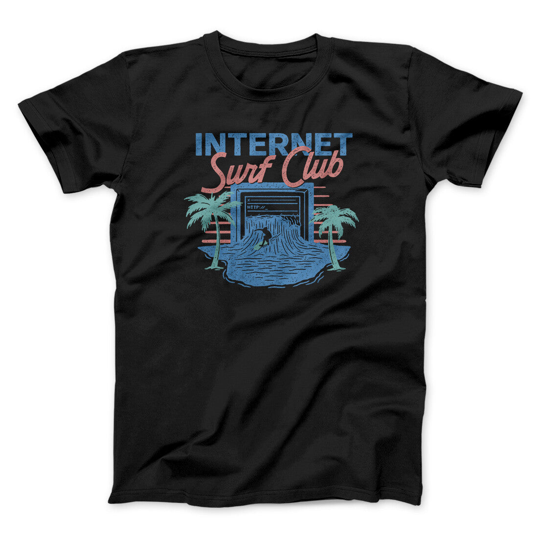 Internet Surf Club Funny Men/Unisex T-Shirt | Funny Shirt from Famous In Real Life