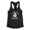 Tell Me What You Want, What You Really Really Want Women's Racerback Tank Black | Funny Shirt from Famous In Real Life