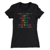 Happy Holidays And Happy New Queer Women's T-Shirt Black | Funny Shirt from Famous In Real Life
