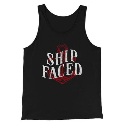 Ship Faced Men/Unisex Tank Top Black | Funny Shirt from Famous In Real Life