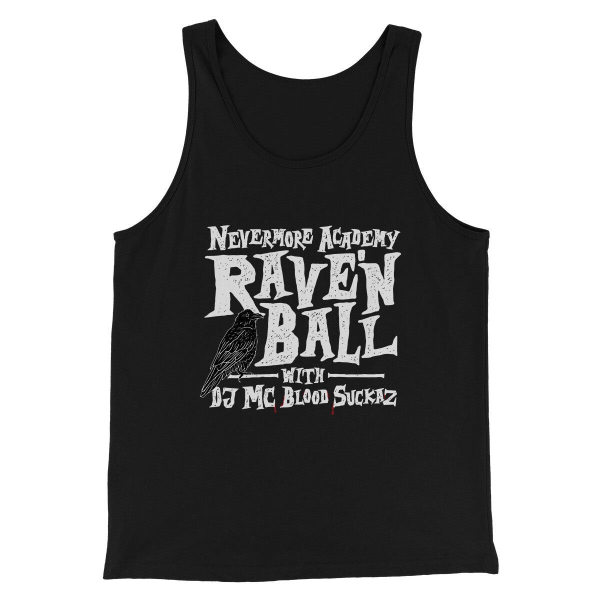 Nevermore Academy Rave'n Ball Men/Unisex Tank Top | Funny Shirt from Famous In Real Life