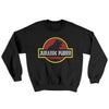 Jurassic Purr Ugly Sweater Black | Funny Shirt from Famous In Real Life