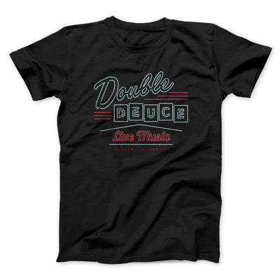 Double Deuce Men/Unisex T-Shirt Black | Funny Shirt from Famous In Real Life