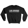 I Am Serious, And Don’t Call Me Shirley Ugly Sweater Black | Funny Shirt from Famous In Real Life