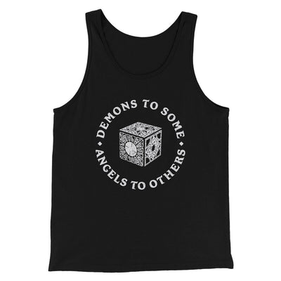 Demons To Some Angels To Others Men/Unisex Tank Top Black | Funny Shirt from Famous In Real Life