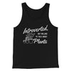 Introverted But Willing To Talk About Plants Men/Unisex Tank Top Black | Funny Shirt from Famous In Real Life