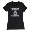 Thornton Melon's Tall And Fat Women's T-Shirt Black | Funny Shirt from Famous In Real Life