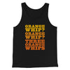 Three Orange Whips Funny Movie Men/Unisex Tank Top Black | Funny Shirt from Famous In Real Life