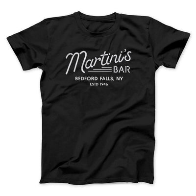Martinis Bar Men/Unisex T-Shirt Black | Funny Shirt from Famous In Real Life
