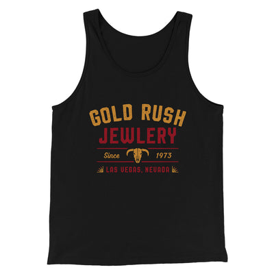 Gold Rush Jewelry Funny Movie Men/Unisex Tank Top Black | Funny Shirt from Famous In Real Life