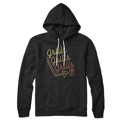 Grills Grills Grills Hoodie Black | Funny Shirt from Famous In Real Life