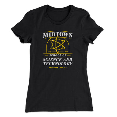 Midtown School Of Science And Technology Women's T-Shirt Black | Funny Shirt from Famous In Real Life